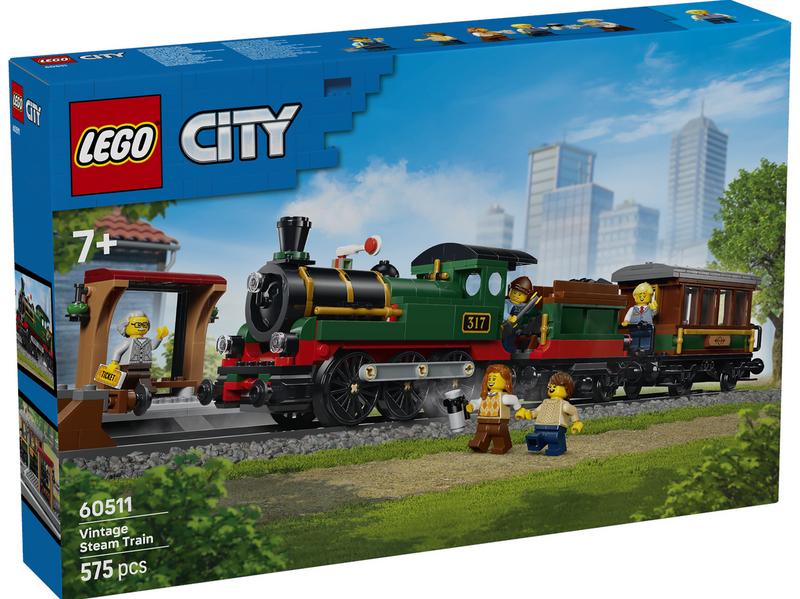 LEGO City 60511 Klassischer Dampfzug