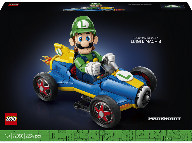 LEGO Super Mario 72050 Mario Kart™: Luigi & Turboflitzer
