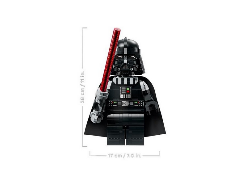 LEGO Star Wars 75461 ® Star Wars™ Up-Scaled Darth Vader™ Minifigure Building Set for Kids - Star Wars Decor - 75461
