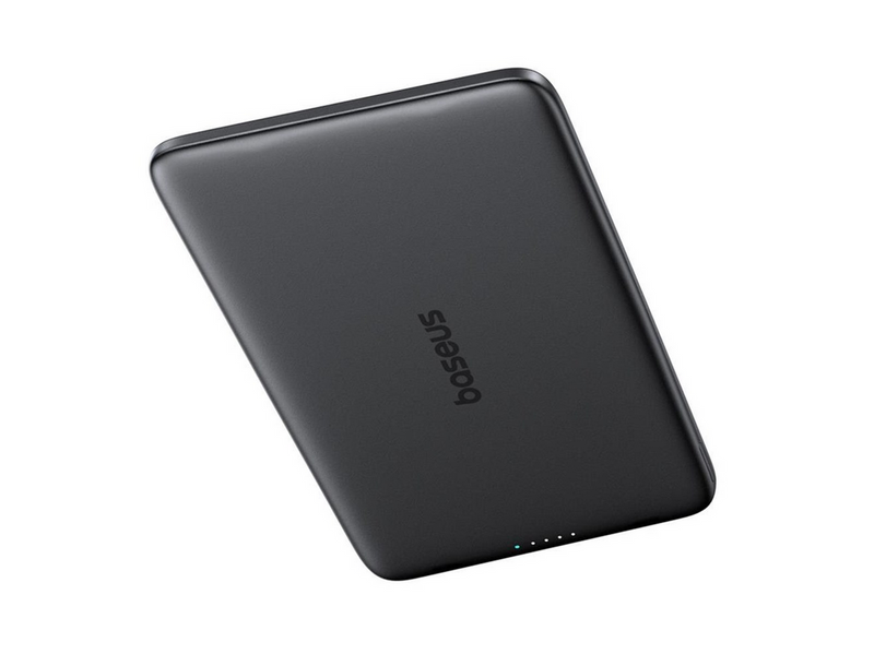 Baseus PicoGo AM41 Ultra-Slim 20 W MagSafe Compatible Power Bank with Simple USB-C 60 W 30 cm Cable - 5000 mAh