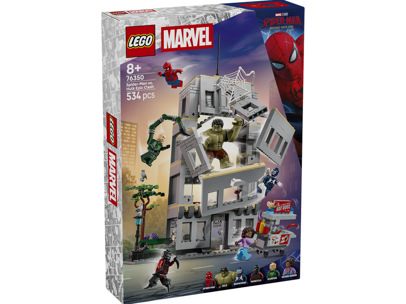LEGO Super Heroes Marvel 76350 Großer Showdown: Spider-Man vs. Hulk
