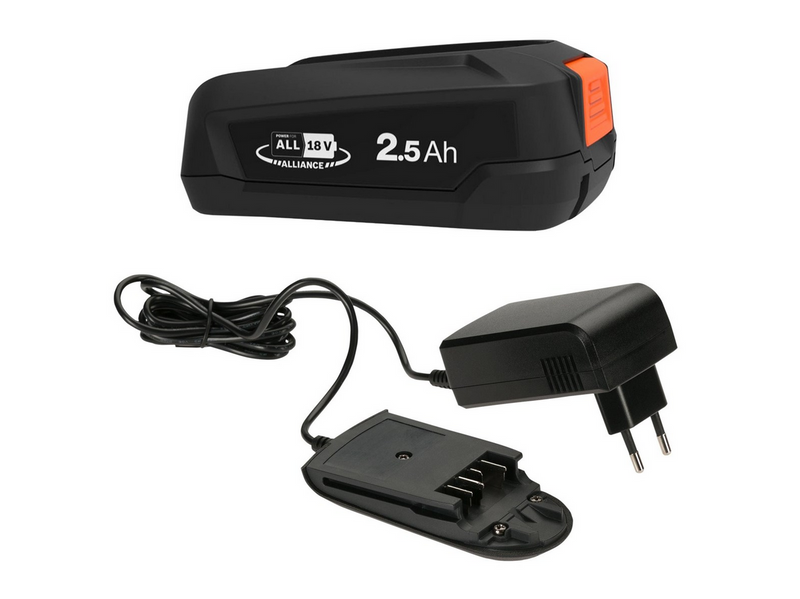 Gardena Starter-Kit P4A 1 x System Akku PBA 18V/45 2,5 Ah + Schnell-Ladegerät AL 18V-20