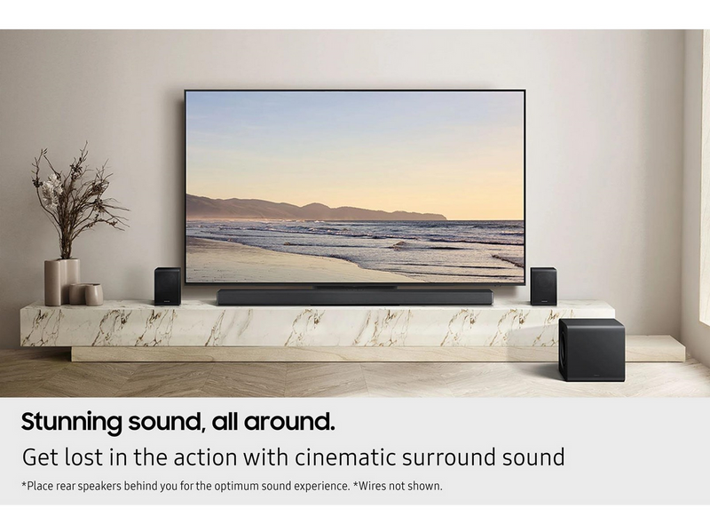 Samsung HW-QS750F - sound bar system - wireless