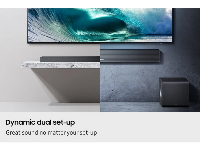Samsung HW-QS750F - sound bar system - wireless