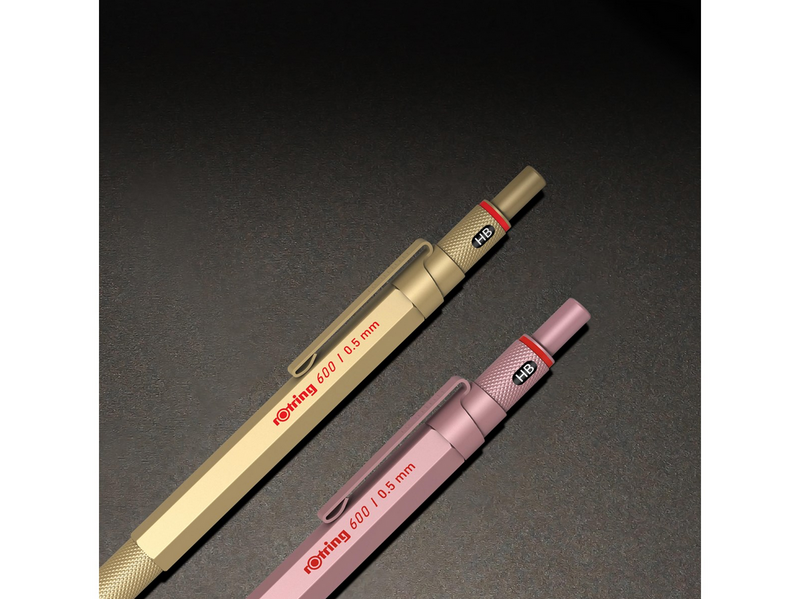 Rotring 600 Mechanical Pencil Rose Gold 0.5 mm