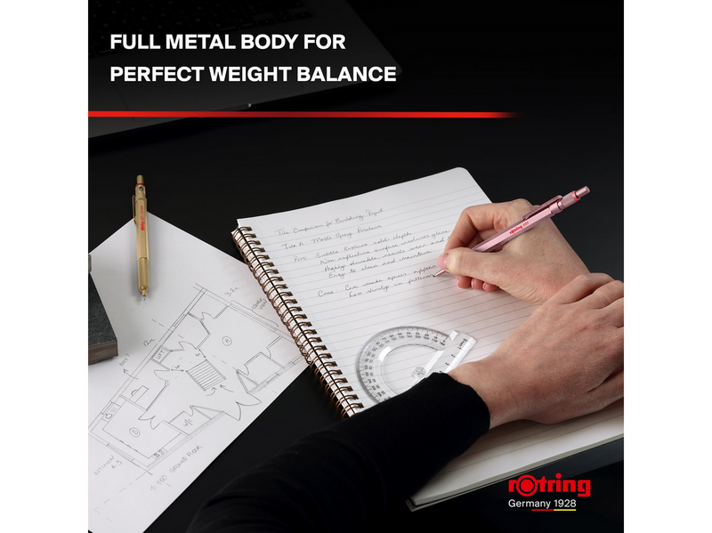 Rotring 600 Mechanical Pencil Rose Gold 0.5 mm