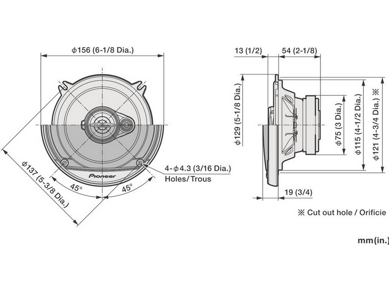 Pioneer TS-A1371F
