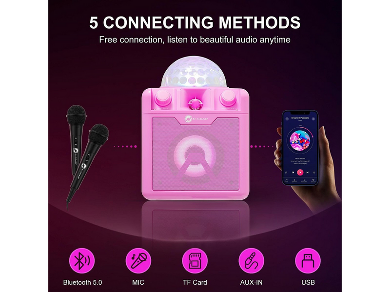 N-Gear Disco Block 410 - Pink