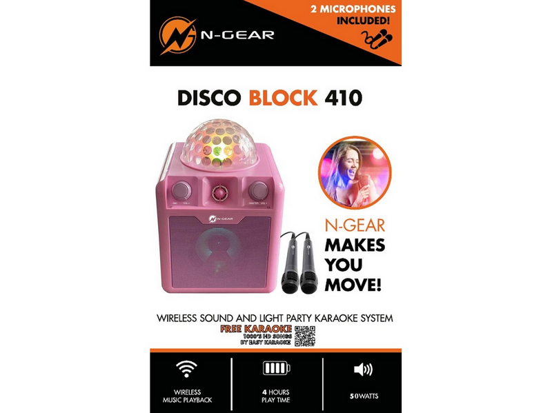 N-Gear Disco Block 410 - Pink