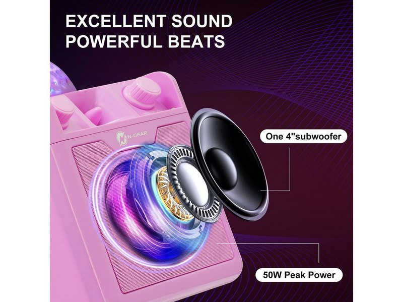 N-Gear Disco Block 410 - Pink