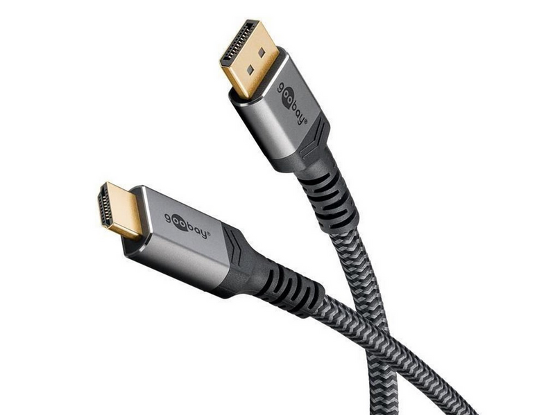 Pro Diplayport- HDMI 2.0/2.1 - 3m - Grey