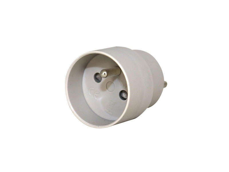 Gripo Adapter plug Schuko/DK, Grey