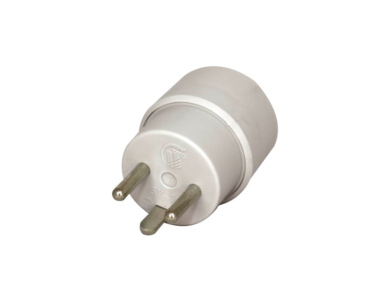 Gripo Adapter plug Schuko/DK, Grey