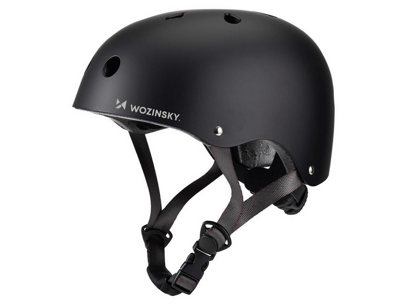 Wozinsky Lightweight BMX Bicycle Helmet/Scooter 54-58 cm - Black