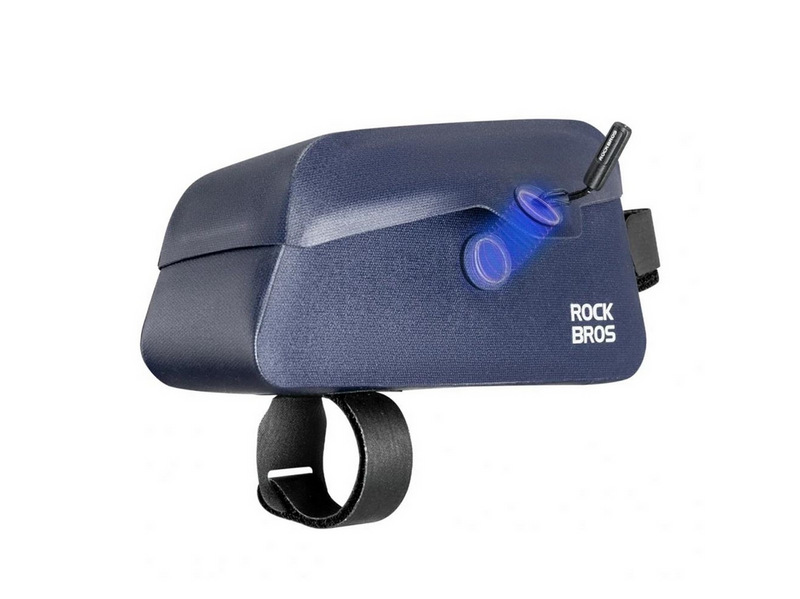Rockbros 30120122006 Waterproof Bicycle Frame Bag with Magnetic Closure 0.9L - Blue