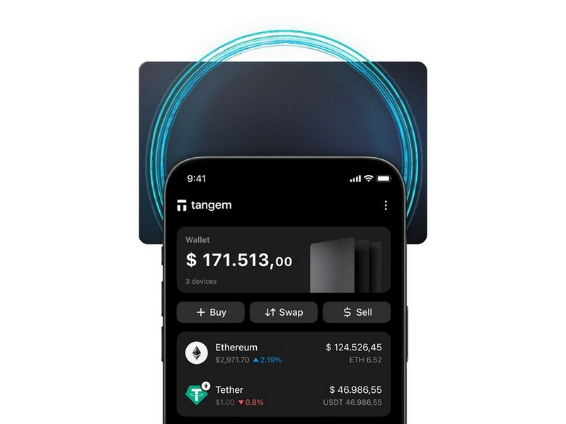 Tangem Wallet - 3-card set - Stealth