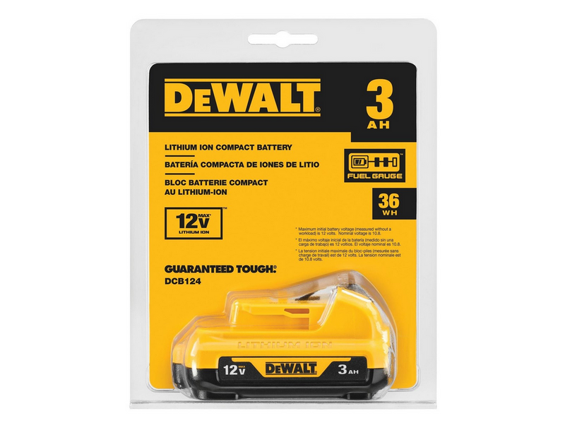 Dewalt DCB124-XJ cordless tool battery / charger