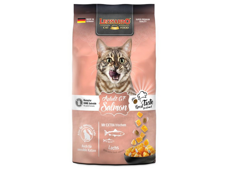 LEONARDO - Catfood Adult Salmon - 7.5kg - Grainfree