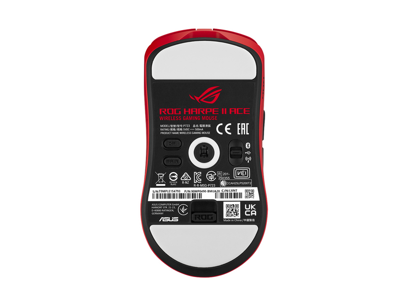 ASUS ROG Harpe II Ace - Gaming Maus (Rot)