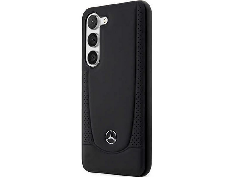 Mercedes Leather Urban Case for Samsung Galaxy S23 - Black
