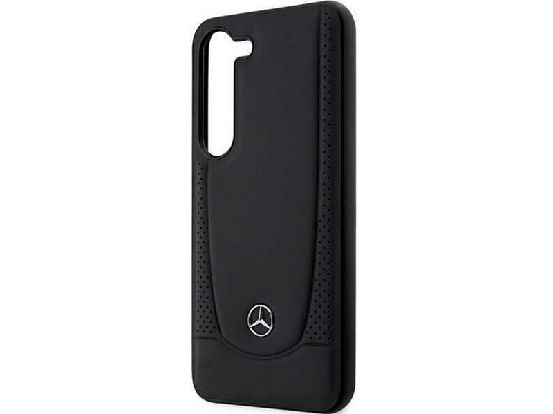 Mercedes Leather Urban Case for Samsung Galaxy S23 - Black