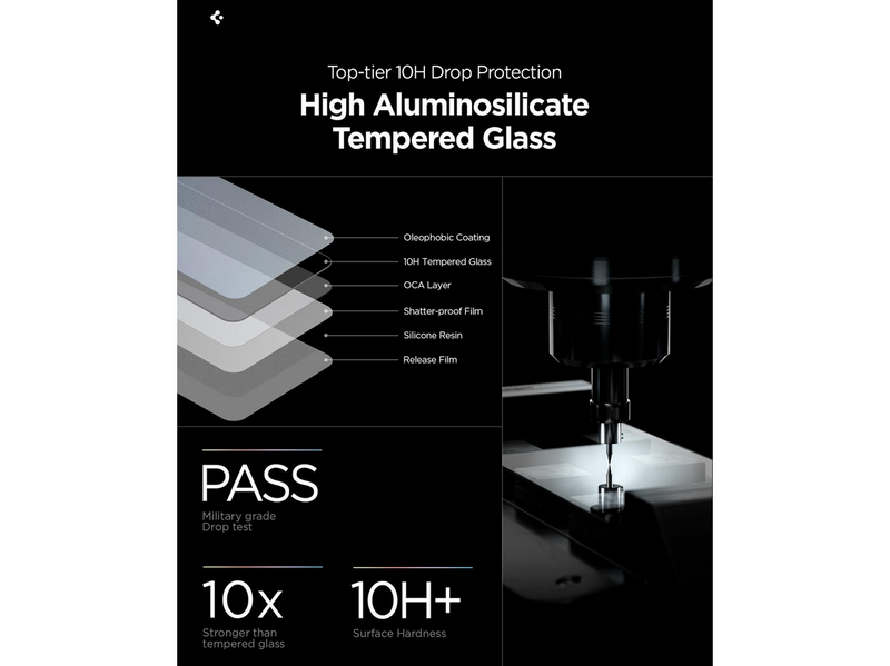 Spigen Glass tR EZ Fit Pro HD (Privacy) 2 Pack - transparency - Samsung Galaxy S26