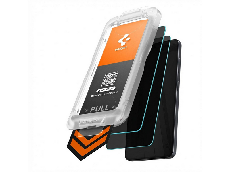 Spigen Glass tR EZ Fit Pro HD (Privacy) 2 Pack - transparency - Samsung Galaxy S26