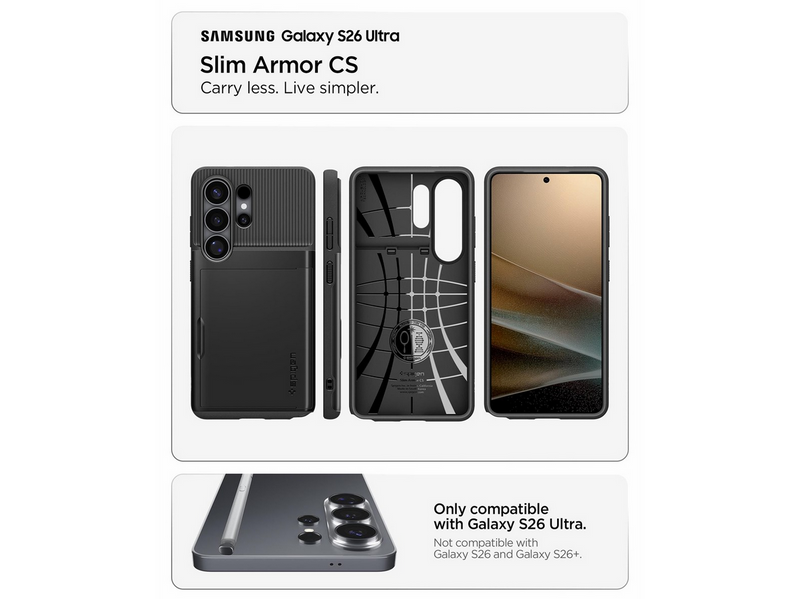 Spigen Slim Armor CS - black - Samsung Galaxy S26 Ultra
