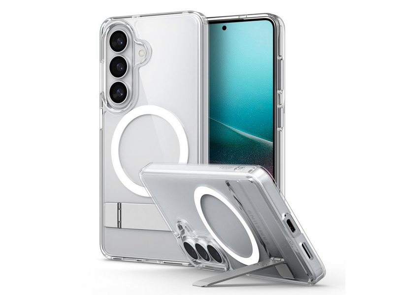 Spigen Ultra Hybrid S MagSafe - clear white - Samsung Galaxy S26