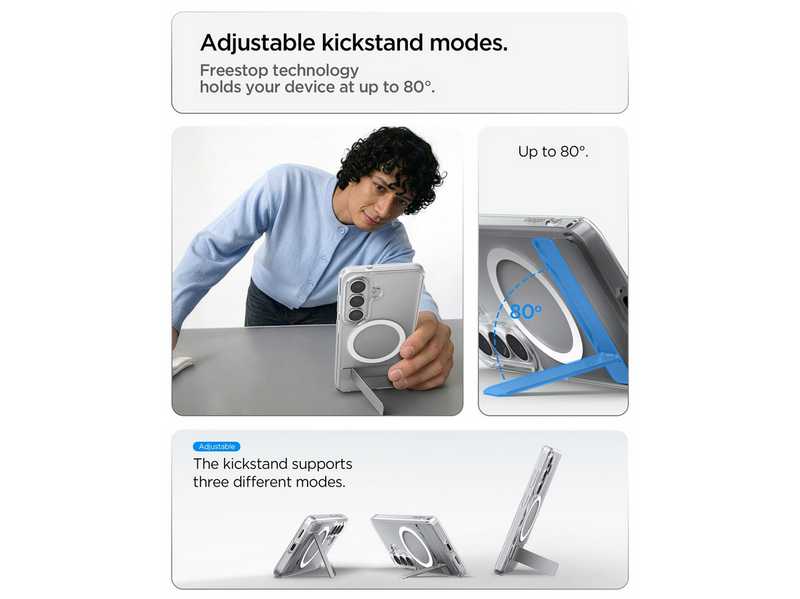 Spigen Ultra Hybrid S MagSafe - clear white - Samsung Galaxy S26