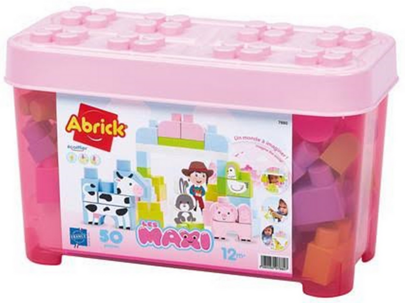 Ecoiffier 50 pieces Farm Animals Barrel