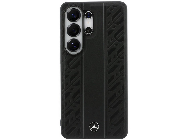 Mercedes Laurel Leaves Vertical Stripes MagSafe Case for Samsung Galaxy S26 Ultra - Black