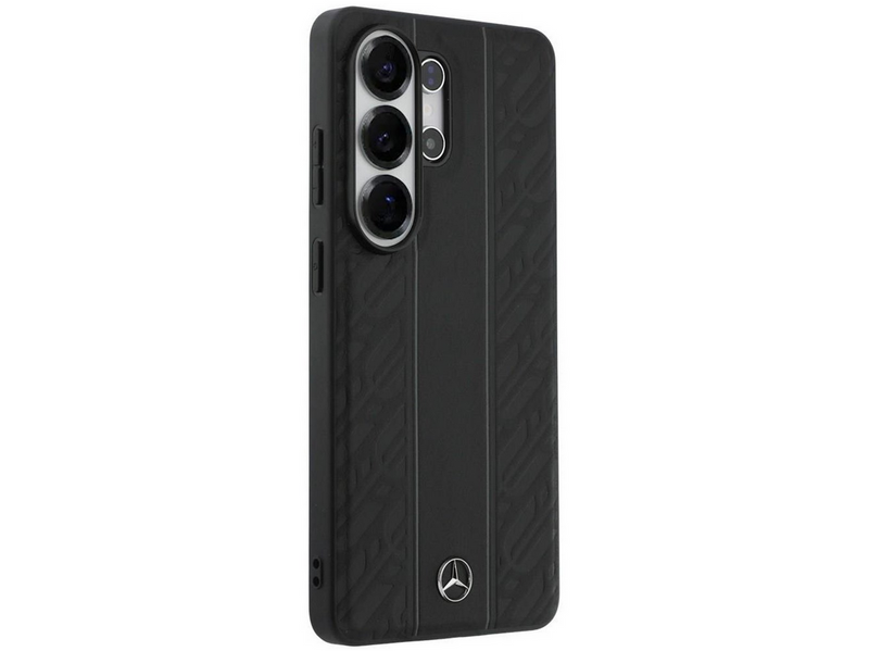 Mercedes Laurel Leaves Vertical Stripes MagSafe Case for Samsung Galaxy S26 Ultra - Black