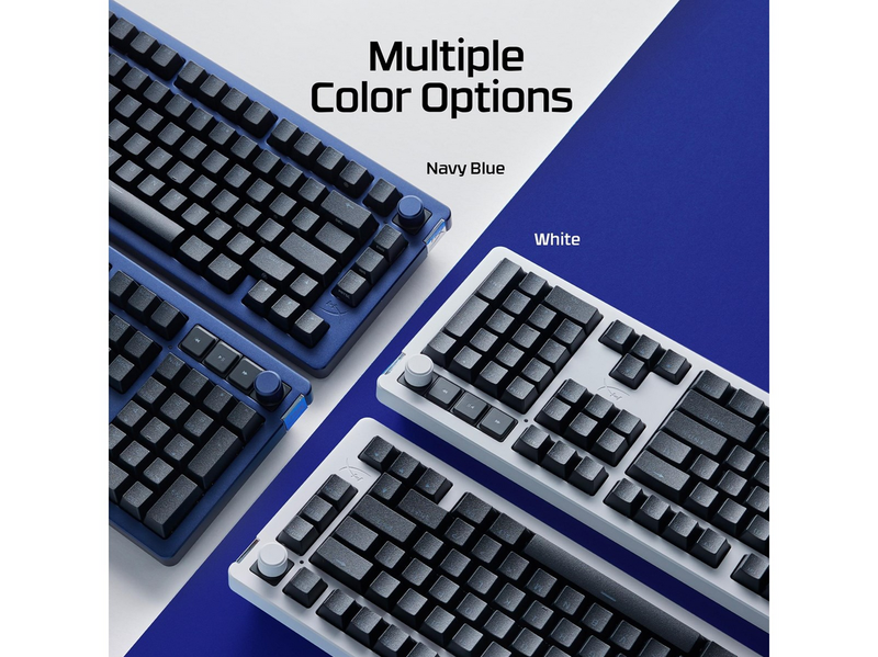 HyperX Alloy Rise (100%) - Top Plate - White - Gaming Tastatur - Full-Size - Weiss