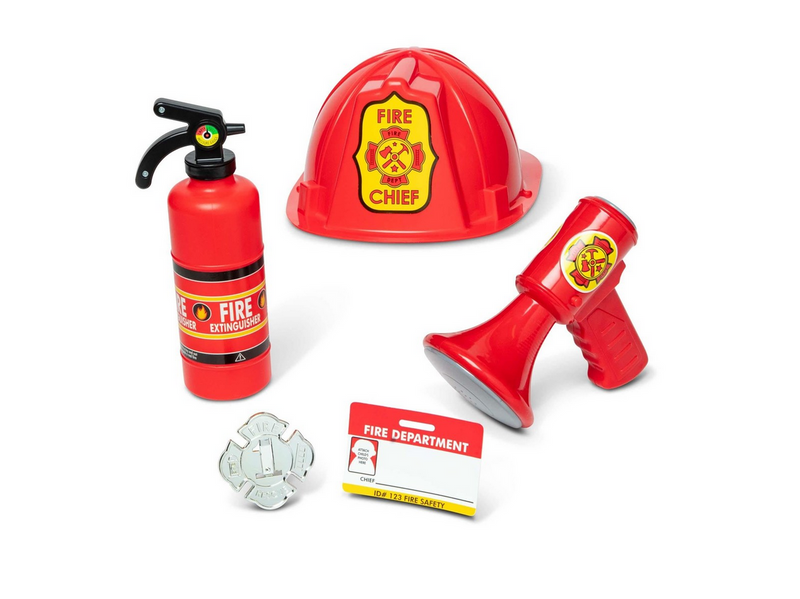 Melissa & Doug Role Play Costume Set Fire Chief