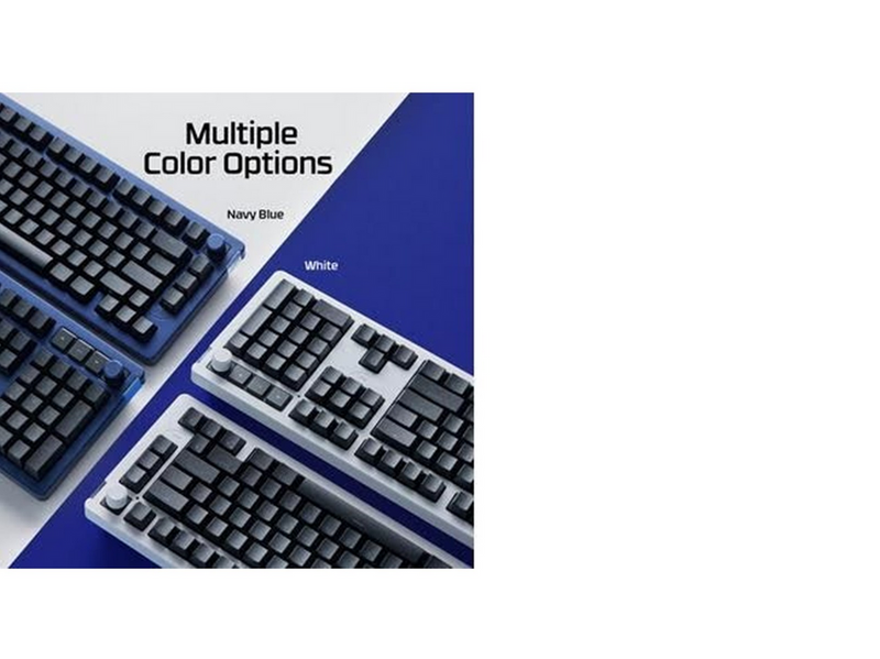 HyperX Alloy Rise (100%) - Top Plate - Navy Blue - Gaming Tastatur - Full-Size - Blau