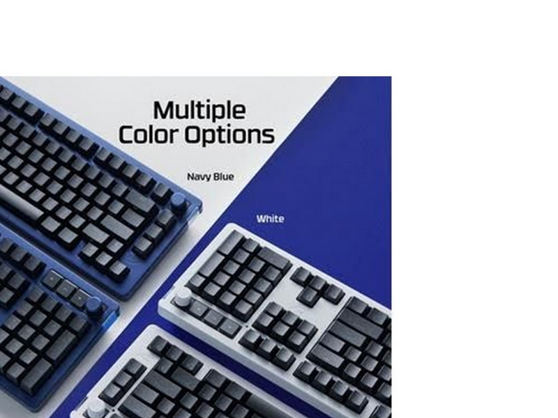 HyperX Alloy Rise 75 (75%) - Top Plate - White - Gaming Tastatur (TKL) - 75% - Weiss