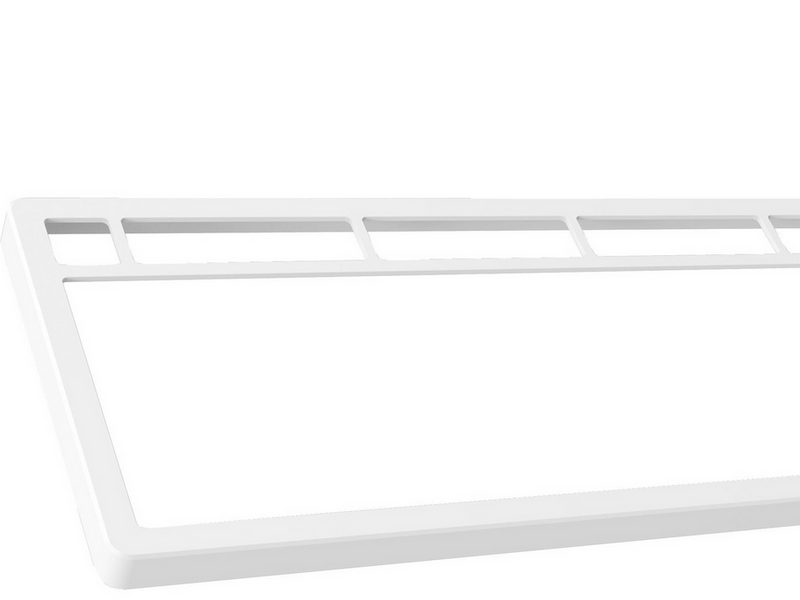 HyperX Alloy Rise 75 (75%) - Top Plate - White - Gaming Tastatur (TKL) - 75% - Weiss