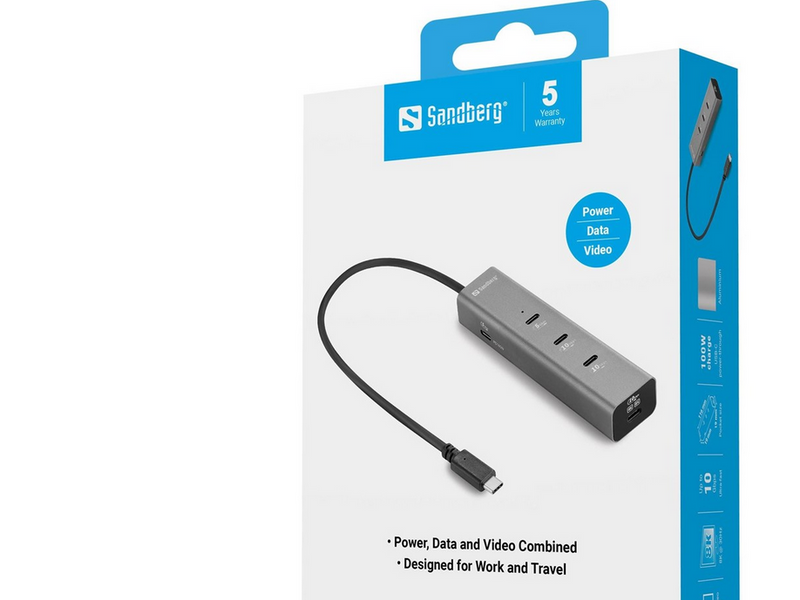 Sandberg USB-C 5-in-1 MediaDock