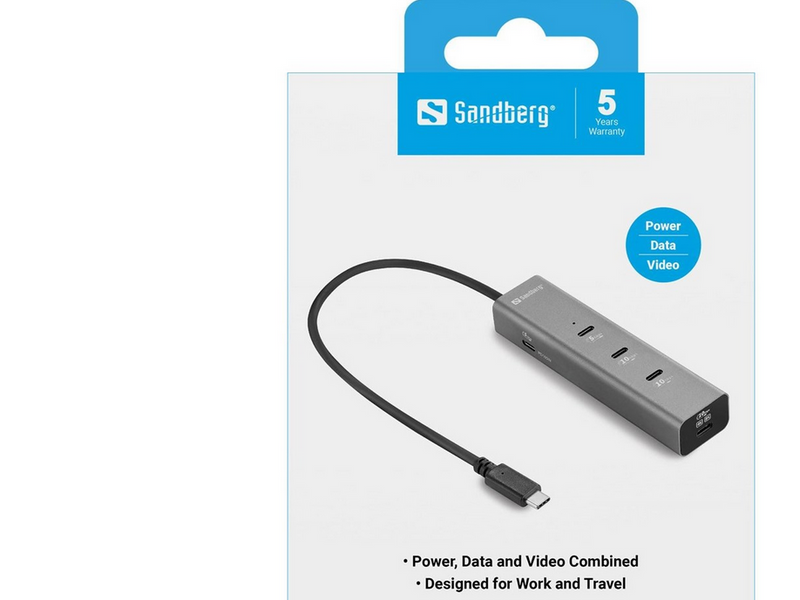 Sandberg USB-C 5-in-1 MediaDock