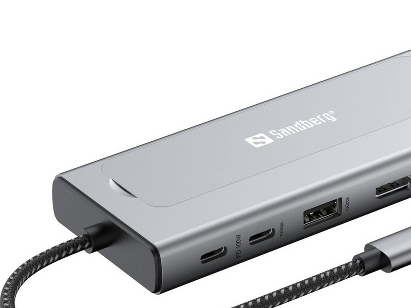 Sandberg USB-C 6in1 Travel Dock SSD Case