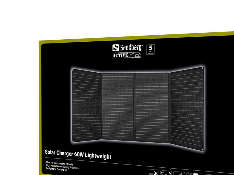 Sandberg Solar Charger 60W Lightweight