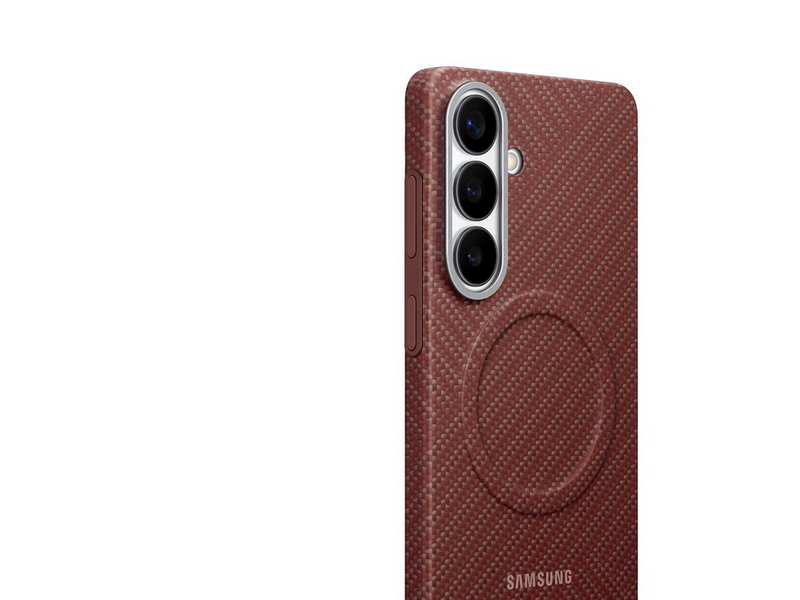 Samsung Galaxy S26+ Carbon Magnet Case - Coralred