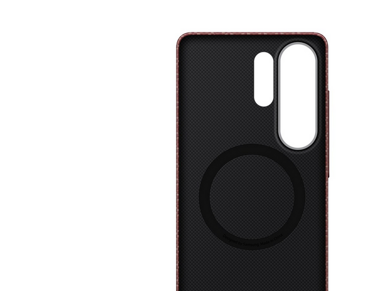 Samsung Galaxy S26 Ultra Carbon Magnet Case - Coralred