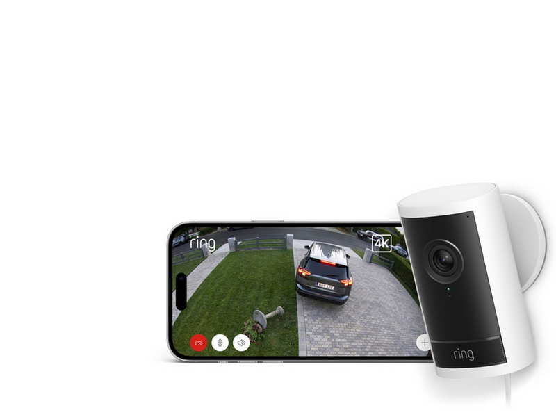 Ring Outdoor Cam Pro  - Plugin - Retinal 4K - White