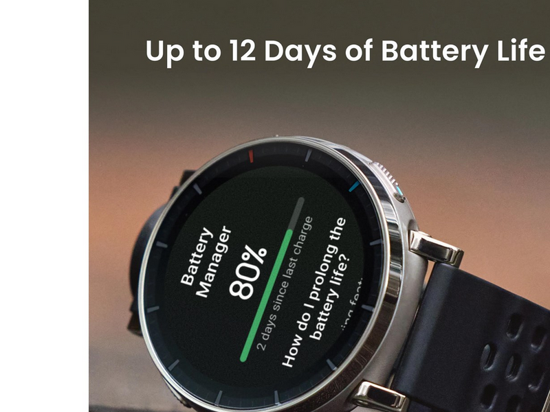 Amazfit Active 3 Premium 45mm - Apex Silver