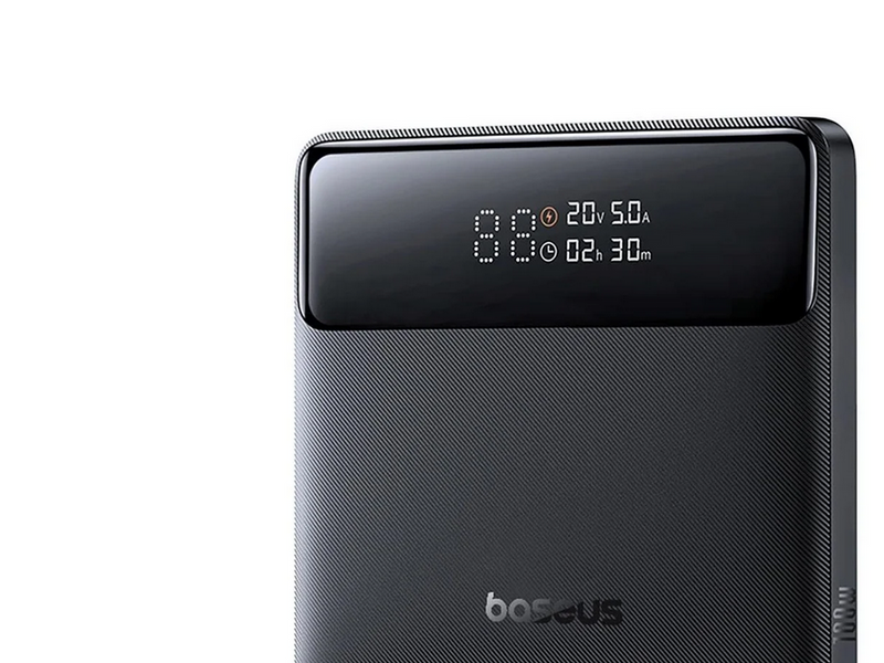 Baseus Blade H1 100W Powerbank with Display - Black - 20000 mAh