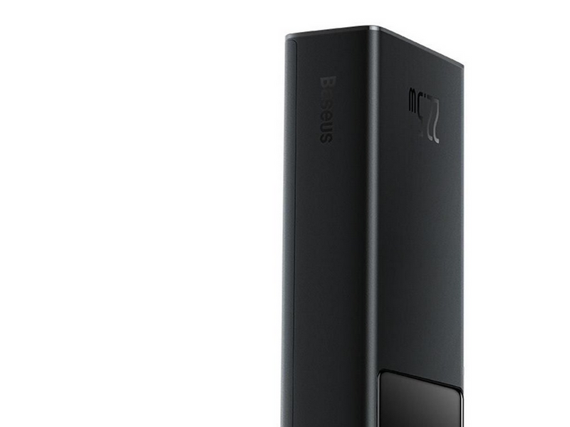 Baseus EnerFill FP41 30000mAh 22.5W Power Bank with Simple USB-A - USB-C 3A 30cm Cable - Black - 30000 mAh