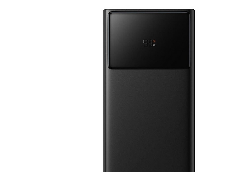 Baseus EnerFill FP41 30000mAh 22.5W Power Bank with Simple USB-A - USB-C 3A 30cm Cable - Black - 30000 mAh