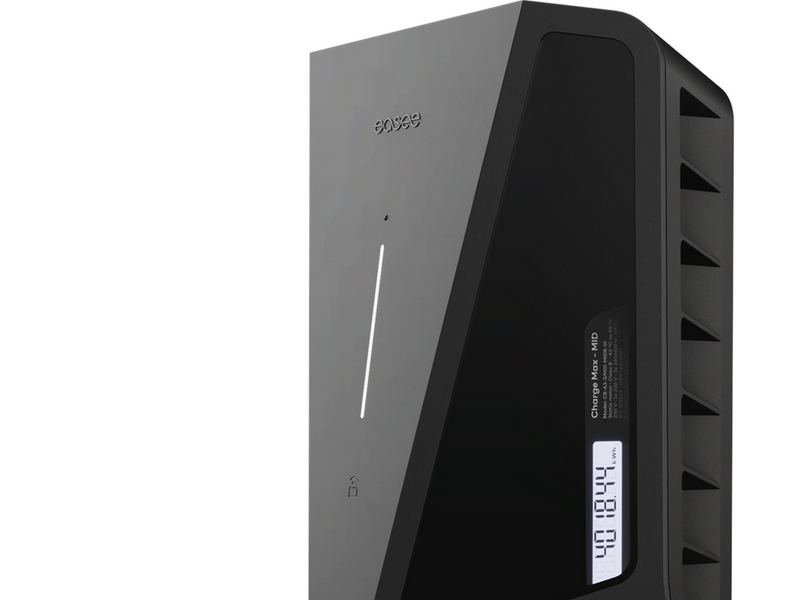Easee Max charging box 22kW 4G + WiFi Type 2 Black